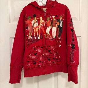 Like New Disney High School Musical 2 Fleece Full Zip Hoodie
